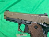 New Nighthawk Custom DELEGATE 1911 9MM Commander Rail Two Tone Double Stack - Image 11 of 16