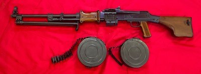 Wise Lite Arms RPD Semi Auto Rifle 7.62x39 Belt Fed VLTOR 2 Drums & Cases - Image 3 of 20