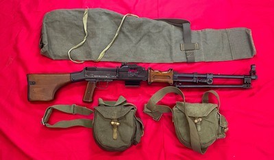 Wise Lite Arms RPD Semi Auto Rifle 7.62x39 Belt Fed VLTOR 2 Drums & Cases - Image 1 of 20