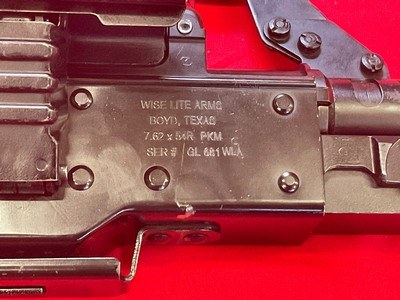 Wise Lite Arms Hungarian PKM Semi Auto Belt Fed Feed 7.62x54 Tripod & Can - Image 15 of 20