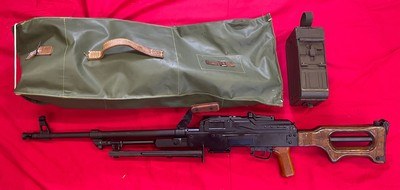 Wise Lite Arms Hungarian PKM Semi Auto Belt Fed Feed 7.62x54 Tripod & Can - Image 1 of 20