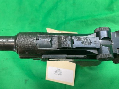 GERMAN P08 Luger DWM 9MM Semi Auto Pistol WWII War Shooter Grade C&R 3589 - Image 10 of 17