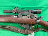 ROF M 1941 British Enfield SMLE No 4 Mk1T 4T Sniper Rework 303 War C&R 3601 - Image 4 of 20