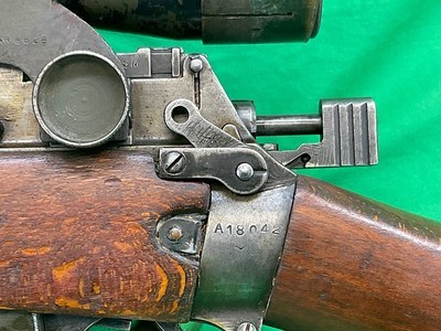 ROF M 1941 British Enfield SMLE No 4 Mk1T 4T Sniper Rework 303 War C&R 3601 - Image 5 of 20