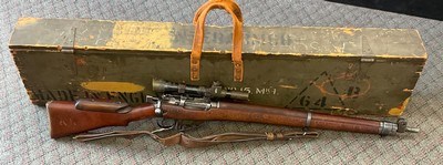ROF M 1941 British Enfield SMLE No 4 Mk1T 4T Sniper Rework 303 War C&R 3601 - Image 1 of 20