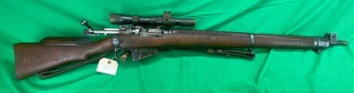ROF M 1941 British Enfield SMLE No 4 Mk1T 4T Sniper Rework 303 War C&R 3601 - Image 2 of 20
