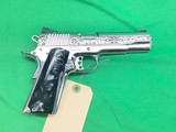 USED Kimber 1911 STS II Seattle Engraving 38 Super Bright Stainless SS 3587 - Image 5 of 17