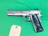 USED Kimber 1911 STS II Seattle Engraving 38 Super Bright Stainless SS 3587 - Image 6 of 17