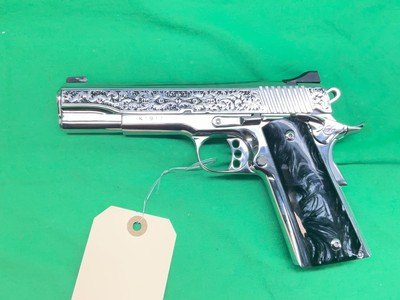 USED Kimber 1911 STS II Seattle Engraving 38 Super Bright Stainless SS 3587 - Image 6 of 17