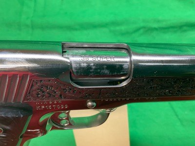 USED Kimber 1911 STS II Seattle Engraving 38 Super Bright Stainless SS 3587 - Image 10 of 17