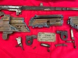French Hotchkiss 1914 WWI Machine Gun MG 8MM Lebel Parts Kit Live Barrel - Image 5 of 19