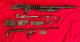 French Hotchkiss 1914 WWI Machine Gun MG 8MM Lebel Parts Kit Live Barrel - Image 1 of 19