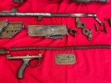 French Hotchkiss 1914 WWI Machine Gun MG 8MM Lebel Parts Kit Live Barrel - Image 3 of 19