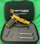 NEW NIGHTHAWK Custom Agency Agent 2 1911 45 ACP Gold Nitride RMR IOS Recon - Image 1 of 15