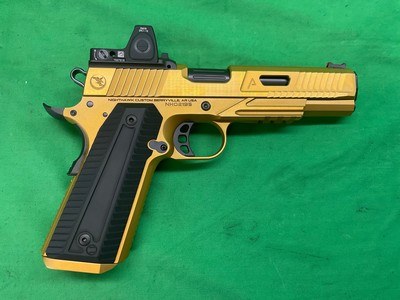 NEW NIGHTHAWK Custom Agency Agent 2 1911 45 ACP Gold Nitride RMR IOS Recon - Image 2 of 15