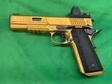 NEW NIGHTHAWK Custom Agency Agent 2 1911 45 ACP Gold Nitride RMR IOS Recon - Image 3 of 15