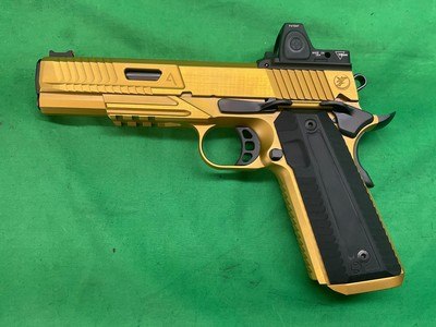 NEW NIGHTHAWK Custom Agency Agent 2 1911 45 ACP Gold Nitride RMR IOS Recon - Image 3 of 15