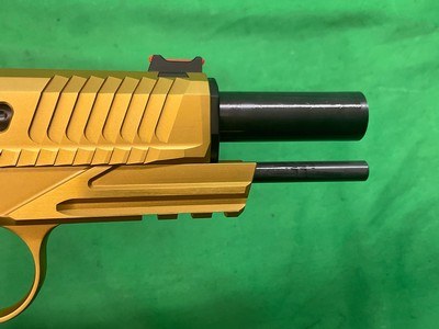 NEW NIGHTHAWK Custom Agency Agent 2 1911 45 ACP Gold Nitride RMR IOS Recon - Image 10 of 15