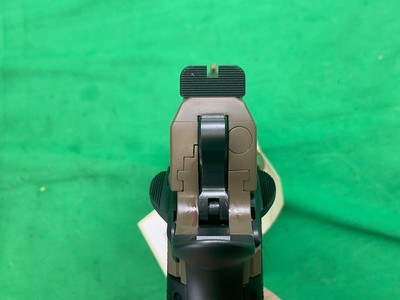 NIGHTHAWK Custom 2011 BDS9 Commander Double Stack 9MM IOS FDE Ported Ambi - Image 9 of 15