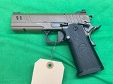 NIGHTHAWK Custom 2011 BDS9 Commander Double Stack 9MM IOS FDE Ported Ambi - Image 3 of 15