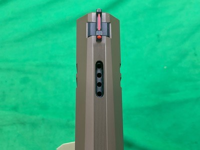 NIGHTHAWK Custom 2011 BDS9 Commander Double Stack 9MM IOS FDE Ported Ambi - Image 6 of 15