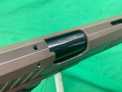 NIGHTHAWK Custom 2011 BDS9 Commander Double Stack 9MM IOS FDE Ported Ambi - Image 7 of 15