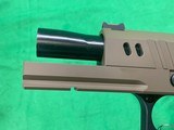 NIGHTHAWK Custom 2011 BDS9 Commander Double Stack 9MM IOS FDE Ported Ambi - Image 12 of 15