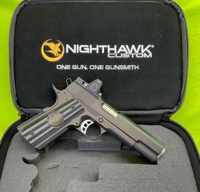NEW Nighthawk Custom GRP 1911 45 ACP Auto 5” IOS Trijicon RMR Classic - Image 2 of 11