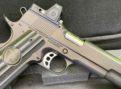 NEW Nighthawk Custom GRP 1911 45 ACP Auto 5” IOS Trijicon RMR Classic - Image 3 of 11