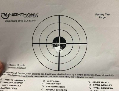 NIGHTHAWK CUSTOM PREDATOR II 45ACP CCC COMMANDER CARRY EDC 45 CALIFORNIA - Image 8 of 10