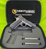 New NIGHTHAWK CUSTOM PREDATOR III 45 ACP OFFICER COMPACT CARRY CALIFORNIA - Image 1 of 12