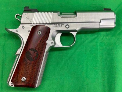 NEW NIGHTHAWK Custom Classic Commander Stainless 45 ACP Semi Auto 4.25 NHC - Image 2 of 12