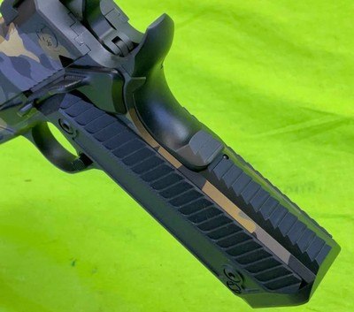 NEW NIGHTHAWK CUSTOM AGENCY AGENT 2 1911 9MM Tin THREADED IOS NHC Recon - Image 9 of 11