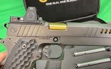 NIGHTHAWK CUSTOM 1911 PRESIDENT 9MM LUGER RMR IOS MATCH TARGET BULL SQUARE - Image 6 of 11