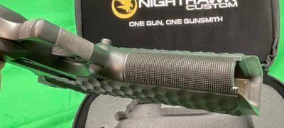 NIGHTHAWK CUSTOM 1911 PRESIDENT 9MM LUGER RMR IOS MATCH TARGET BULL SQUARE - Image 3 of 11