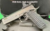 NIGHTHAWK CUSTOM 1911 PRESIDENT 9MM LUGER RMR IOS MATCH TARGET BULL SQUARE - Image 2 of 11