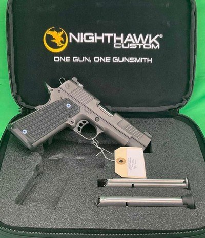 NEW Nighthawk Custom Delegate 1911 9MM Factory Ported IOS Commander 2902 - Image 1 of 12