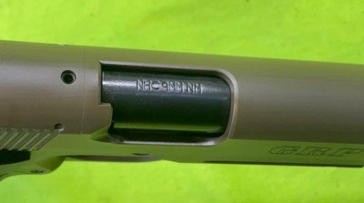 NIGHTHAWK CUSTOM NHC GRP 9MM 5 In Trijicon IOS Optic Ambi Recon Rail FDE - Image 5 of 12