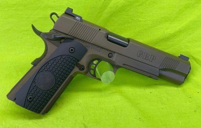 NIGHTHAWK CUSTOM NHC GRP 9MM 5 In Trijicon IOS Optic Ambi Recon Rail FDE - Image 2 of 12
