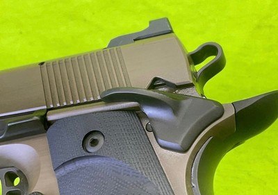NIGHTHAWK CUSTOM NHC GRP 9MM 5 In Trijicon IOS Optic Ambi Recon Rail FDE - Image 10 of 12