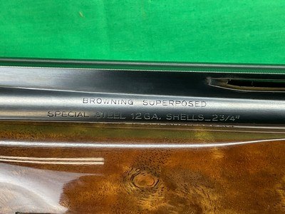 ENGRAVED BROWNING SUPERPOSED PIGEON BELGIUM 12GA 32” TRAP SKEET COLLECTOR - Image 8 of 20