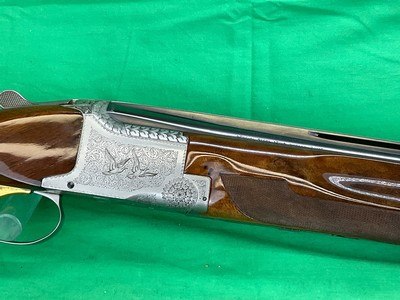 ENGRAVED BROWNING SUPERPOSED PIGEON BELGIUM 12GA 32” TRAP SKEET COLLECTOR - Image 5 of 20