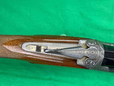 ENGRAVED BROWNING SUPERPOSED PIGEON BELGIUM 12GA 32” TRAP SKEET COLLECTOR - Image 10 of 20