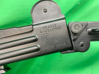 FULL AUTO TRANSFERABLE UZI SMG 9X19GROUP INDUSTRIES VECTOR ARMS UZI HR4332 9MM SMG REFURBISHED - Image 13 of 20