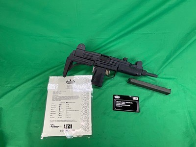 FULL AUTO TRANSFERABLE UZI SMG 9X19GROUP INDUSTRIES VECTOR ARMS UZI HR4332 9MM SMG REFURBISHED - Image 1 of 20