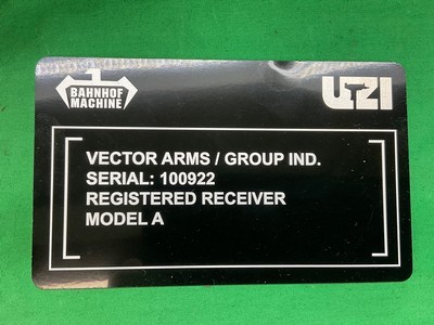 FULL AUTO TRANSFERABLE UZI SMG 9X19GROUP INDUSTRIES VECTOR ARMS UZI HR4332 9MM SMG REFURBISHED - Image 20 of 20