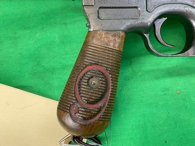 RED 9 MAUSER BROOM HANDLE MATCHING WITH STOCK C96 9MM LUGER C&R COLLECTOR - Image 6 of 20