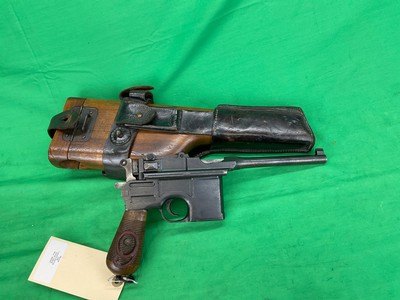 RED 9 MAUSER BROOM HANDLE MATCHING WITH STOCK C96 9MM LUGER C&R COLLECTOR - Image 1 of 20