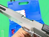 STAINLESS SPRINGFIELD ARMORY 1911 LONG SLIDE PORTED V16 45 SUPER V-16 - Image 9 of 19