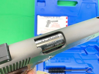 STAINLESS SPRINGFIELD ARMORY 1911 LONG SLIDE PORTED V16 45 SUPER V-16 - Image 15 of 19